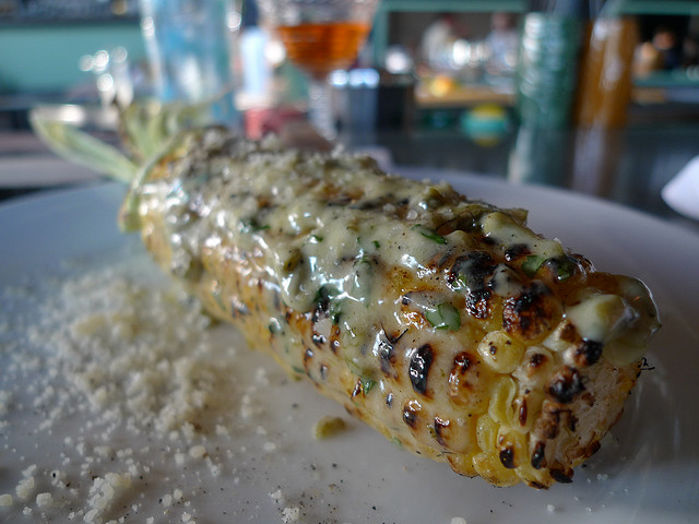 Barbecued Corn on the Cob With Spiced Butter
