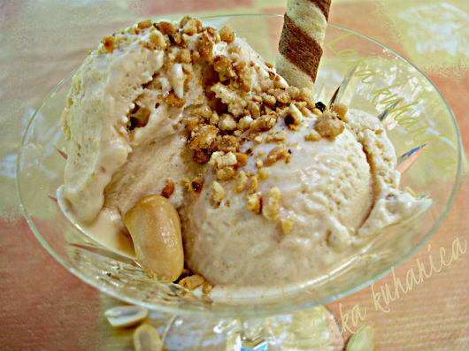 Peanut butter ice cream