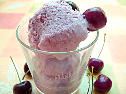 Cherry ice cream
