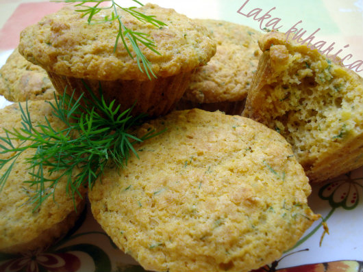 Chive and dill muffins