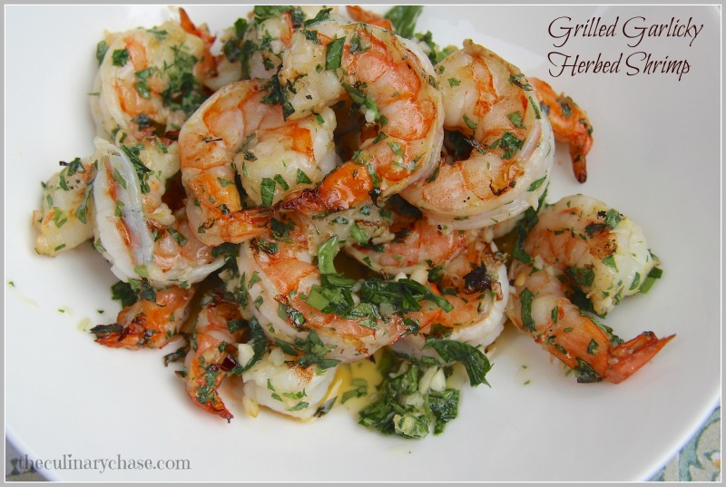 Grilled Garlicky-Herbed Shrimp