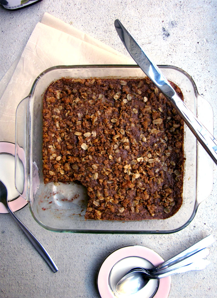 Raspberry Walnut Coffee Cake
