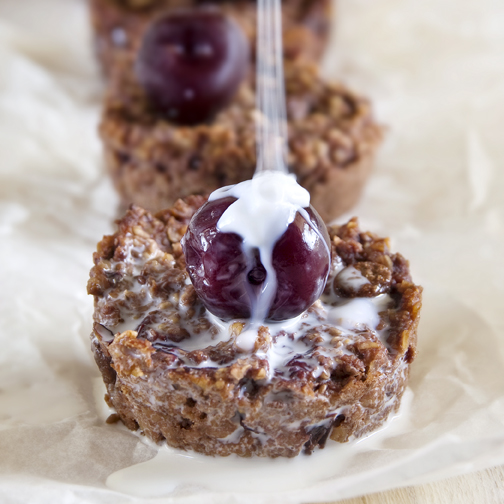 Healthy Black Forest Baked Oatmeal