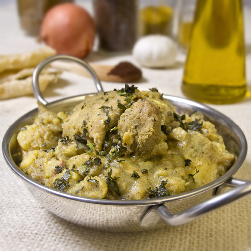 Trinidadian Chicken Potato Curry