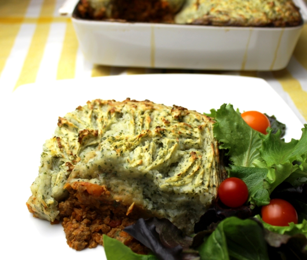 Cottage pie with Quorn mince