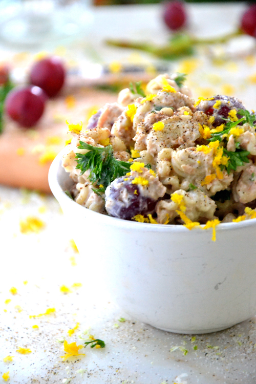 Easy Gluten Free Vegetarian Pasta Salad