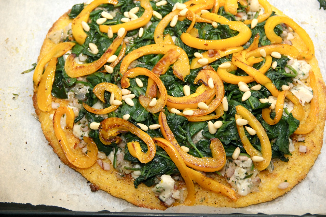 Polenta Pie With Italian Toppings