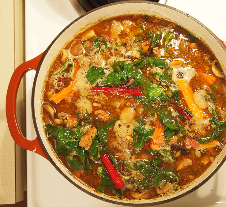 Hearty Meaty Fall Soup
